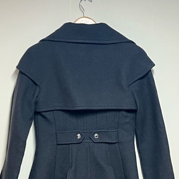 Karen Mullen England Charcoal Wool Riding Coat Sz 8 - Picture 3 of 9